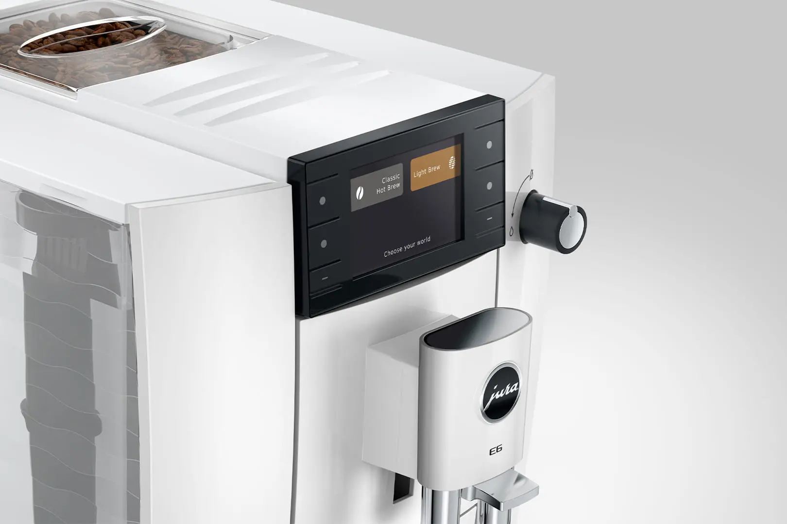 Jura E6 Piano White (ED)