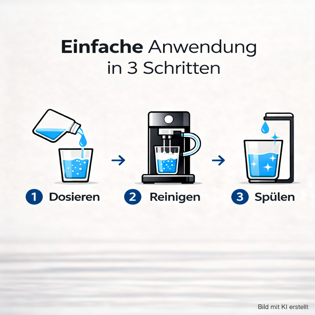 Renz Milchschaumreiniger 8X 1000ml Spezialreiniger für Milchsysteme - Milchsystemreiniger