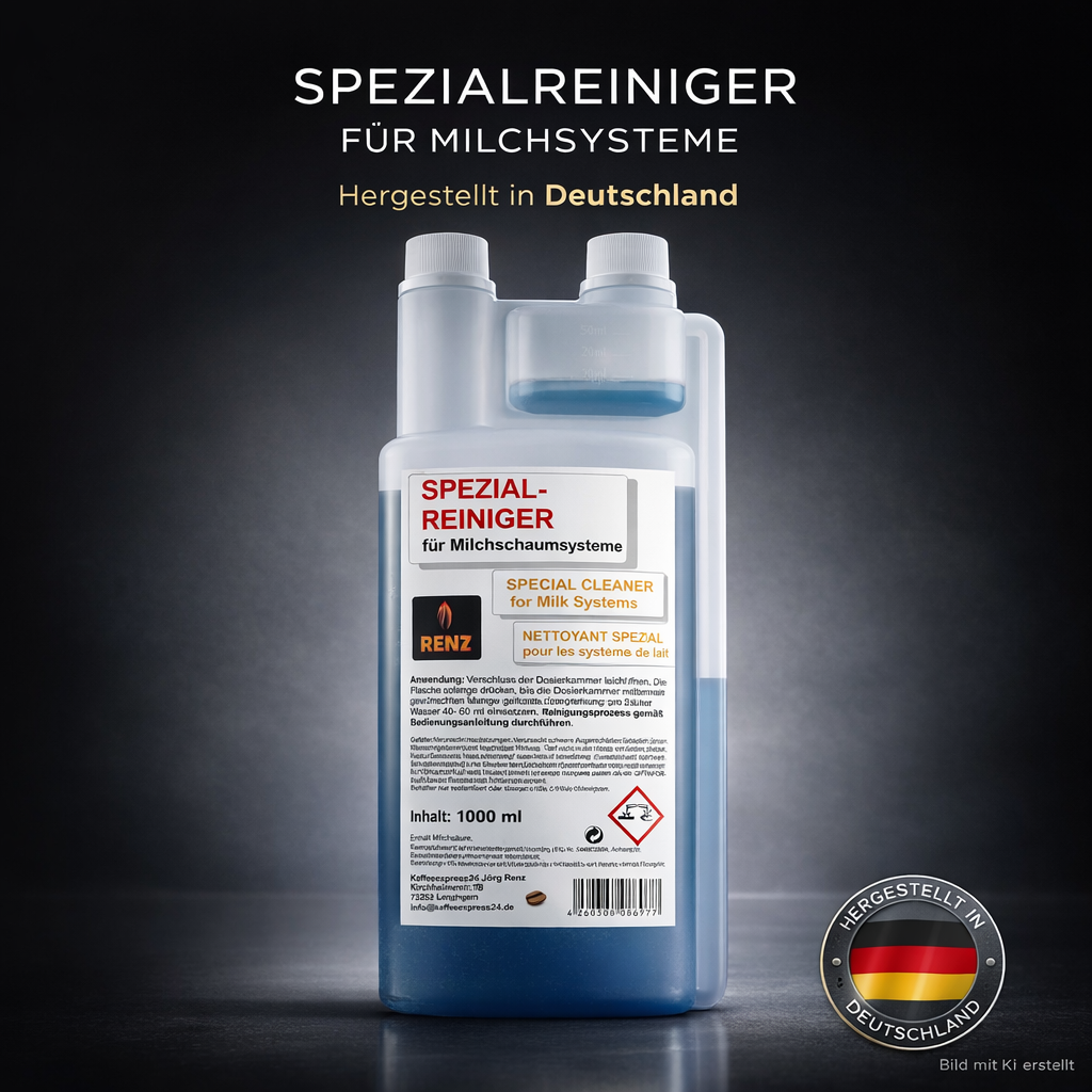 Renz Milchschaumreiniger 8X 1000ml Spezialreiniger für Milchsysteme - Milchsystemreiniger