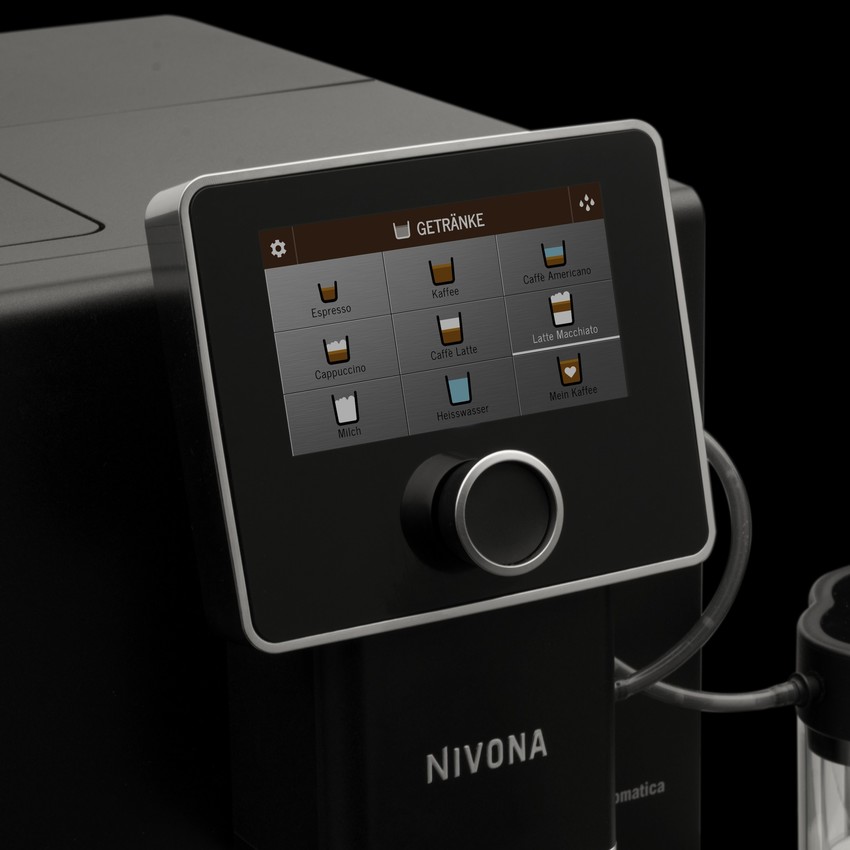 Nivona CafeRomatica 960 Mattschwarz / Chrom NICR960