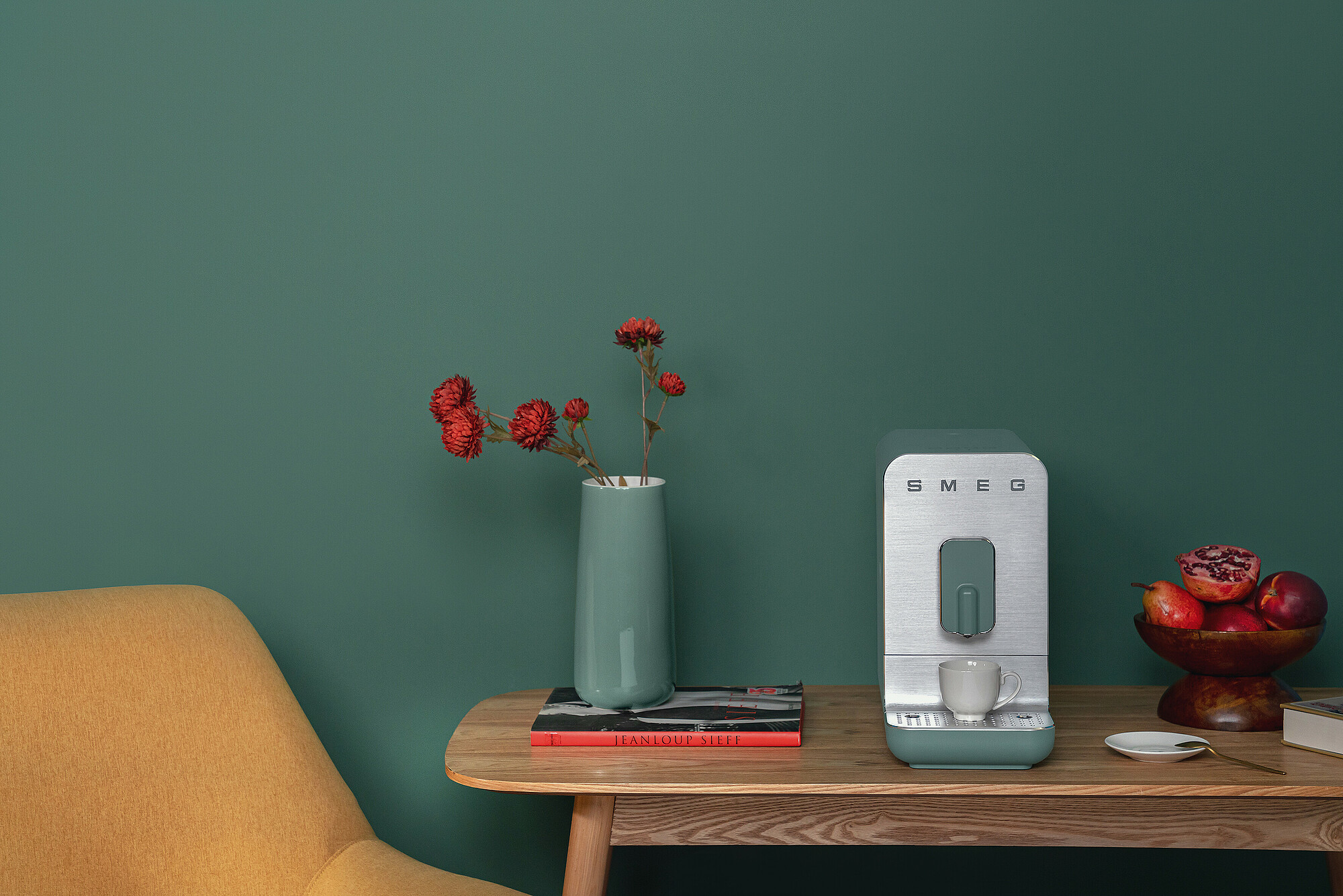 SMEG Kaffeevollautomat Classic Emerald Green