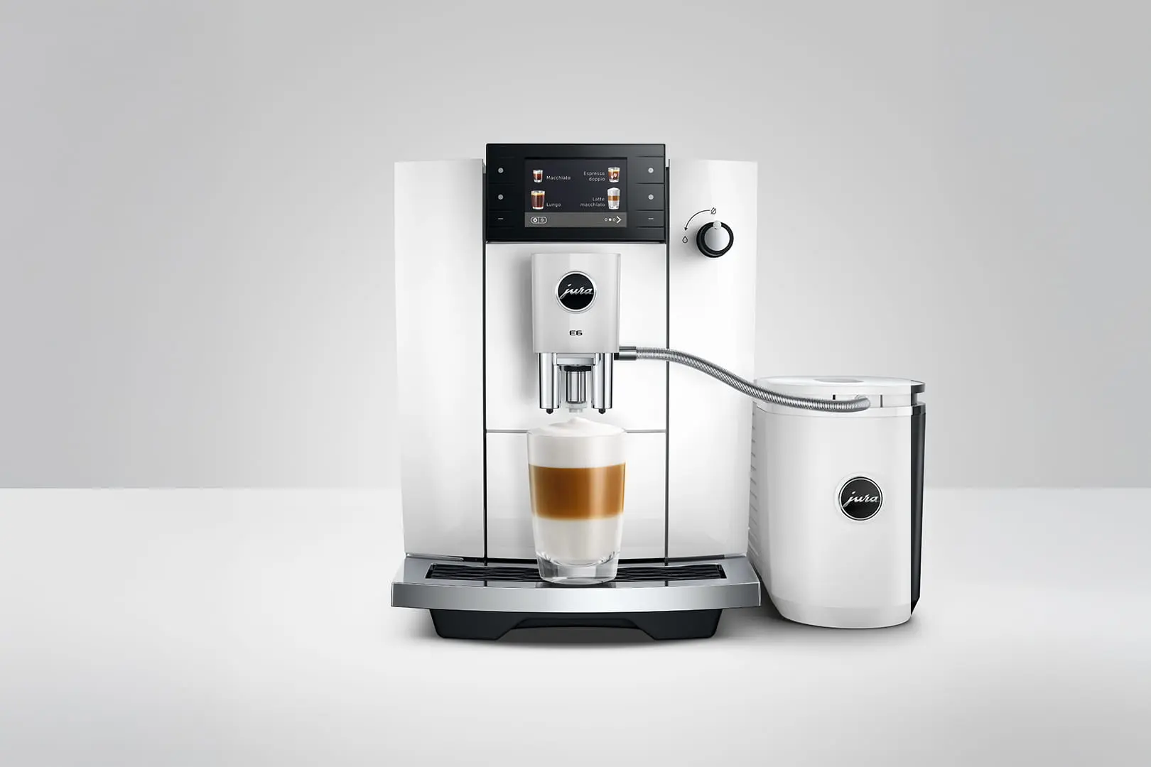 Jura E6 Piano White (ED)