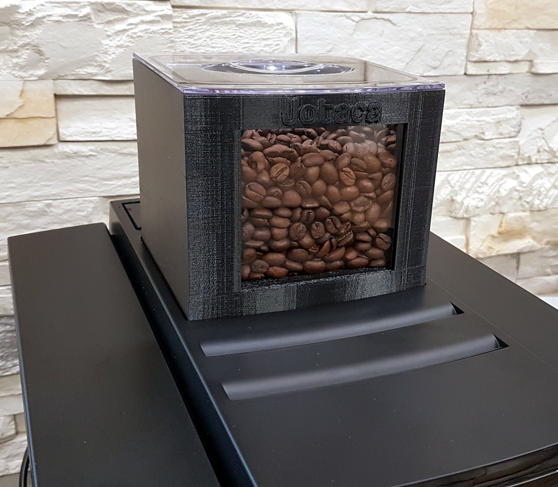 Bohnen Behälter Erweiterung passend Jura E6 E60 E8 E80 Kaffeevollautomaten für 500 Gramm mehr