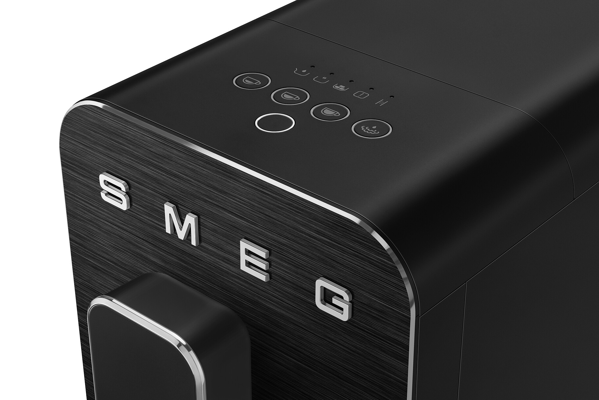 SMEG Kaffeevollautomat mit Dampffunktion Full Black