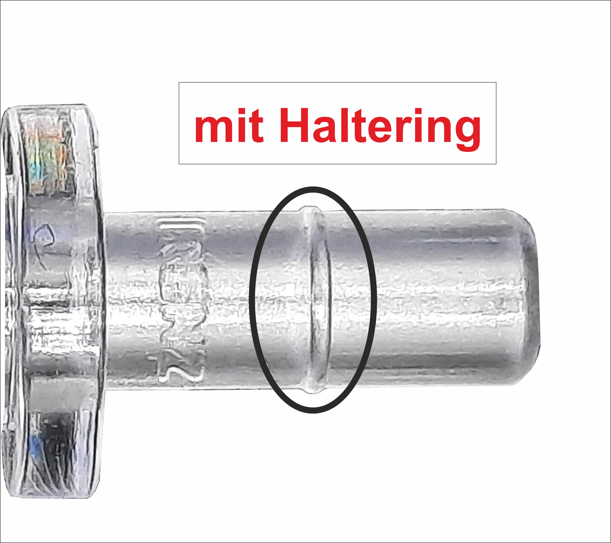 3 Fluid Nippel I-Form mit Haltering passend Jura Milchschlauch