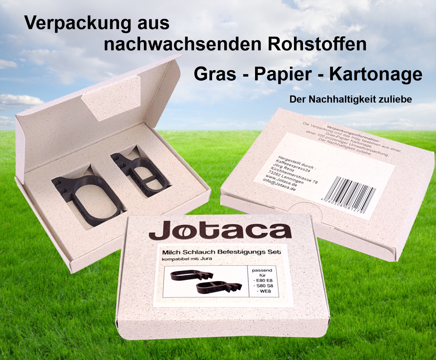 Milchschlauch Befestigung Set kompatibel mit Jura E80 E8 S80 S8 WE8