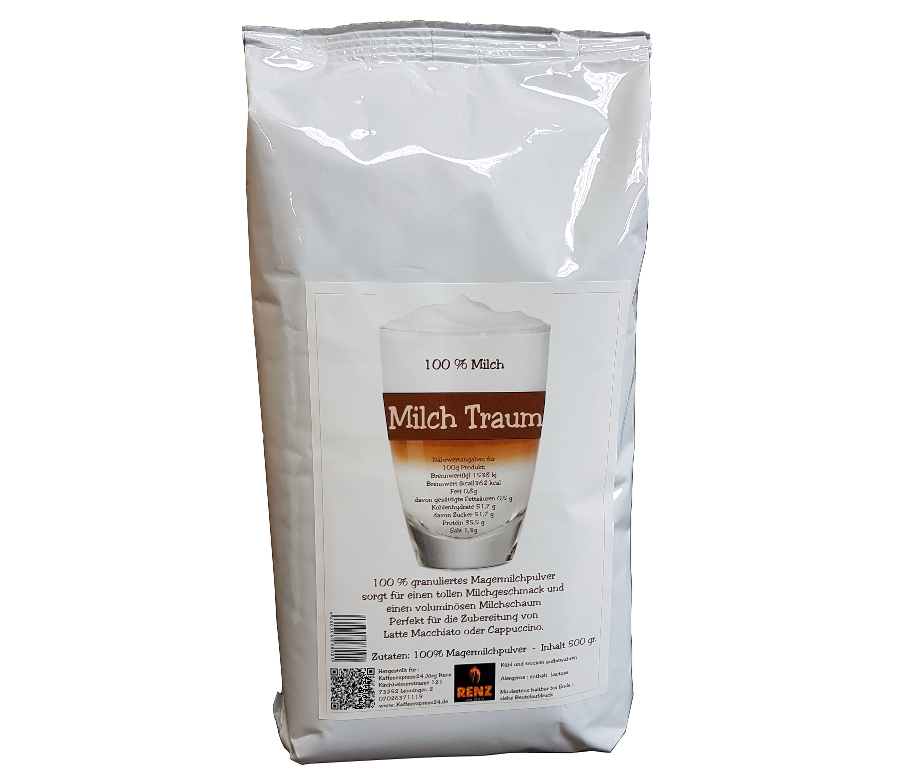 Milchtraum Topping 100% Latte 500g