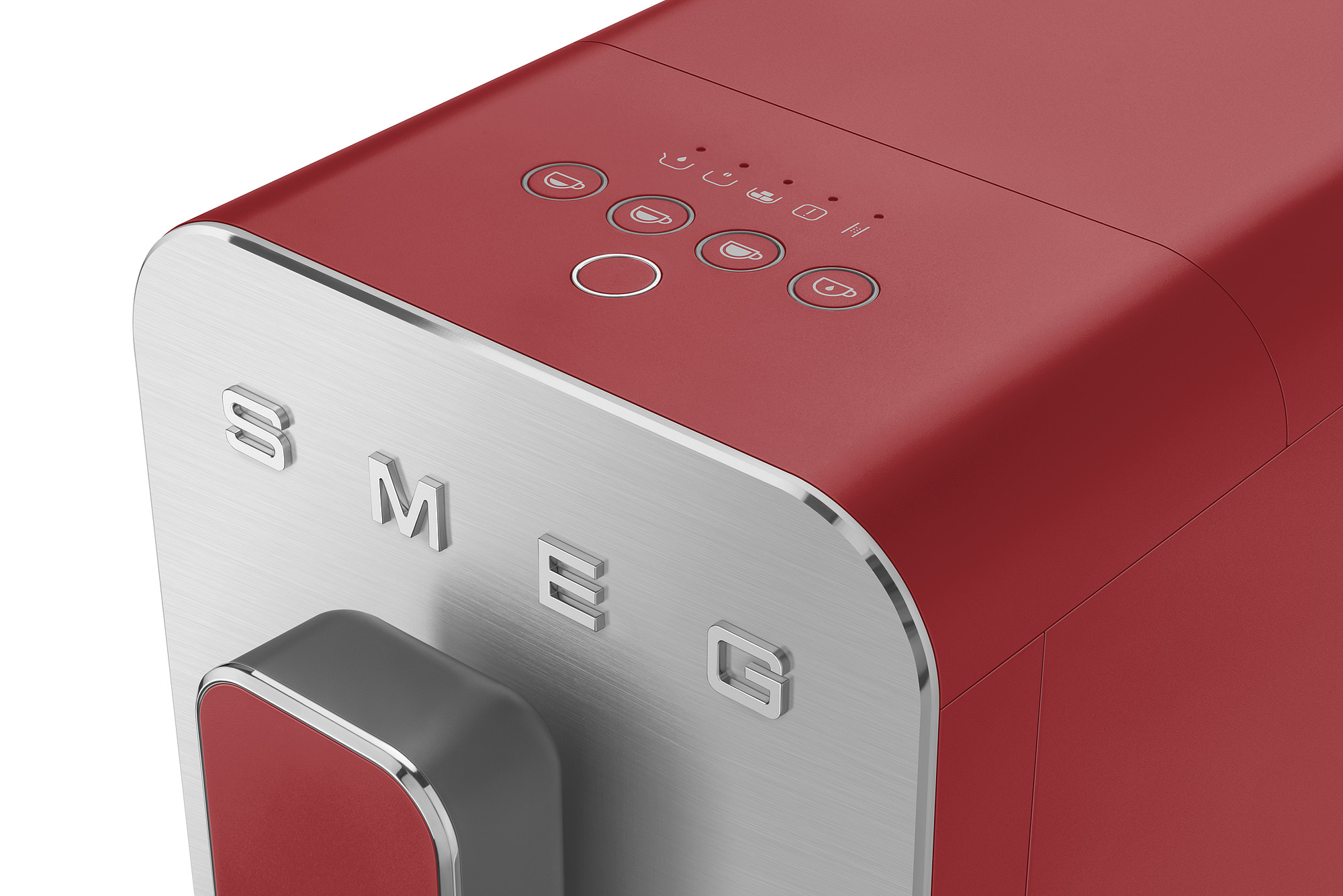 SMEG Kaffeevollautomat Classic Rot Matt