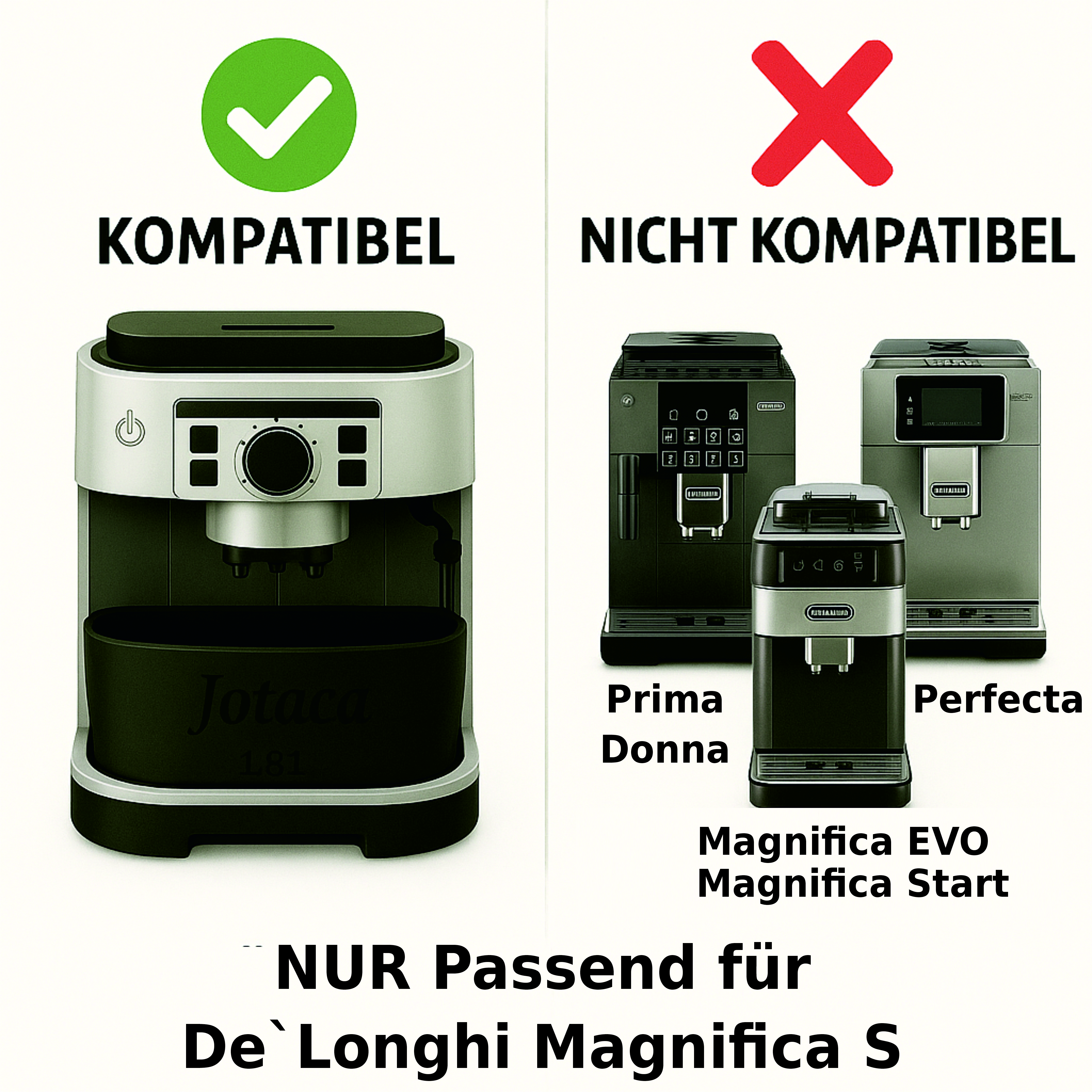 Entkalkungsbehälter passend für DeLonghi Magnifica S - Serie  ECAM