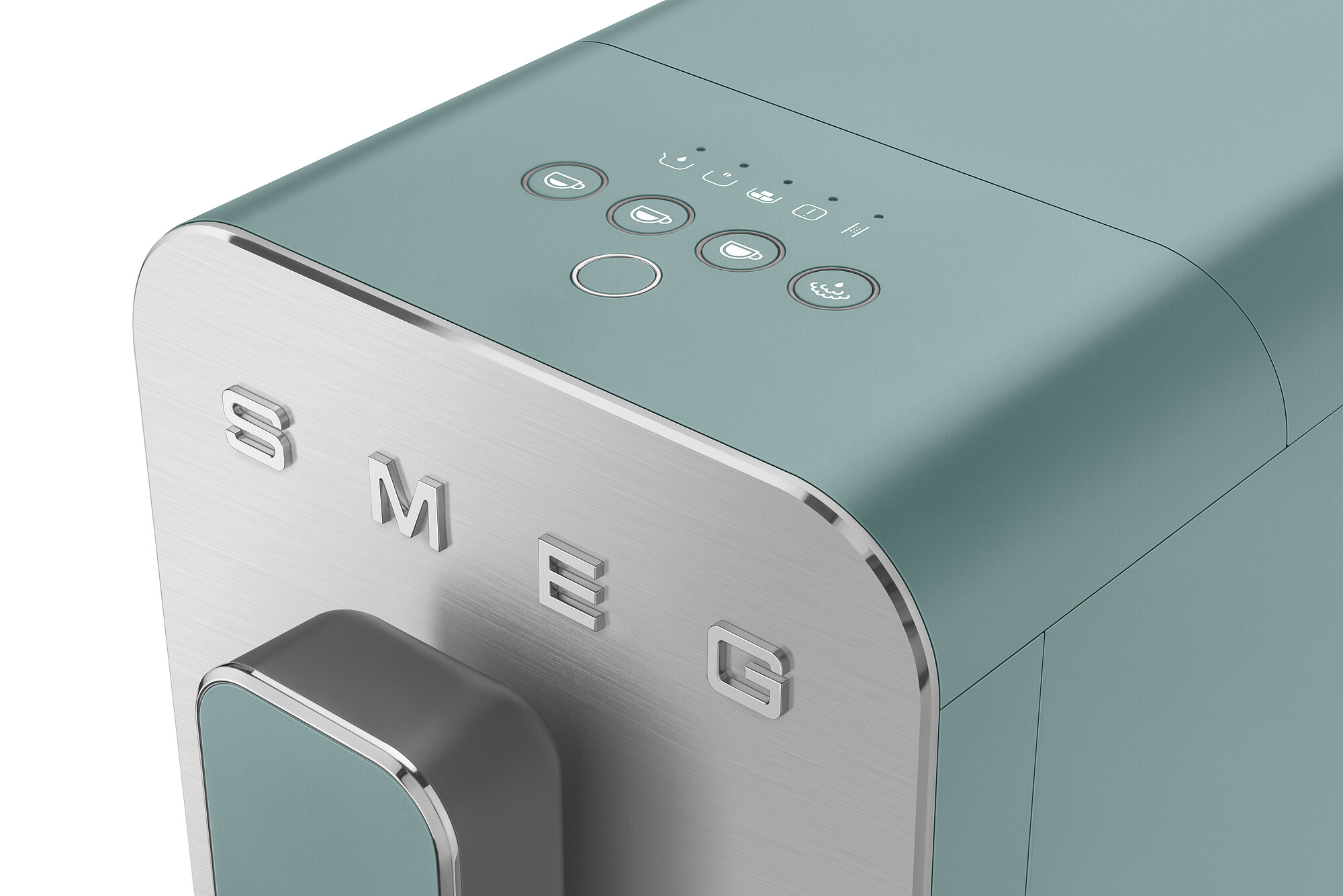 SMEG Kaffeevollautomat mit Dampffunktion Emerald Green