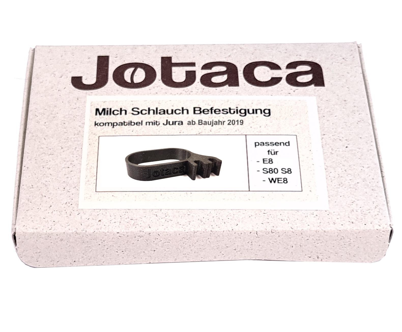 Jotaca Milchschlauchhalter Befestigung passend Jura Kaffeevollautomat E8 S8(EA) S80 WE8 ab Baujahr 2019