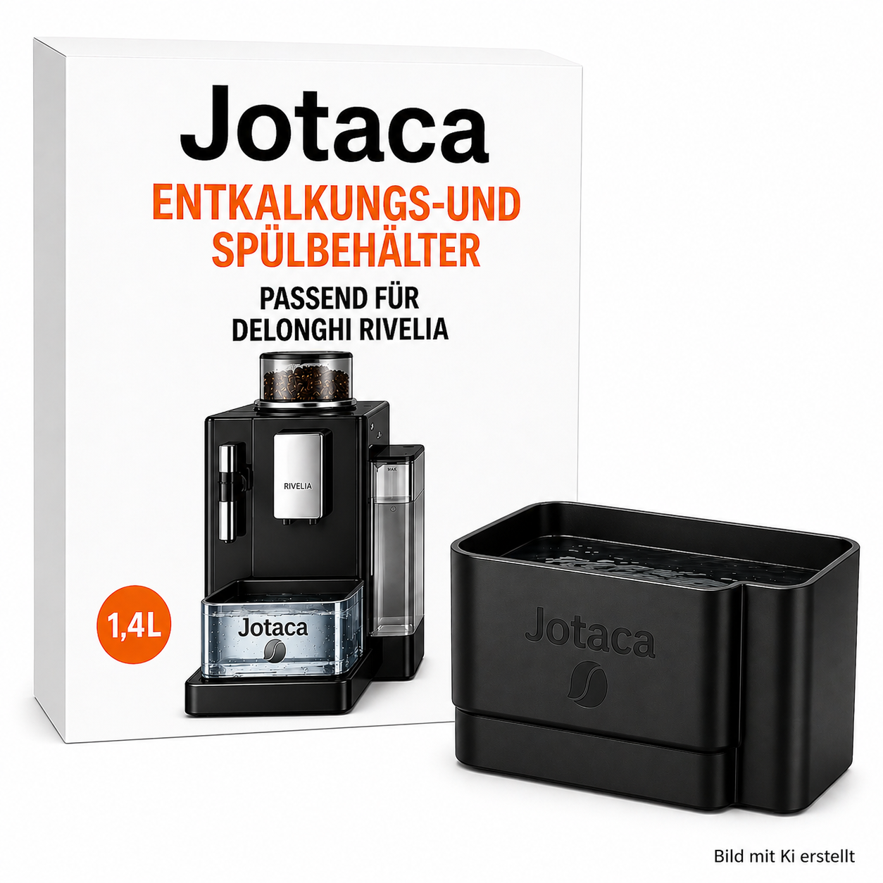 Entkalkungs- Spülbehälter kompatibel mit DeLonghi Rivelia Serie